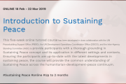 Introduction to Sustaining Peace Course